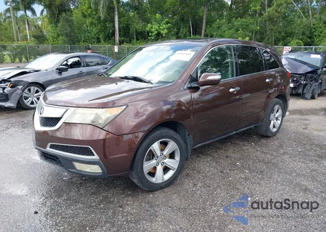 2010 Acura Mdx Technology Package из США, поврежденный, VIN 2HNYD2H68AH524810